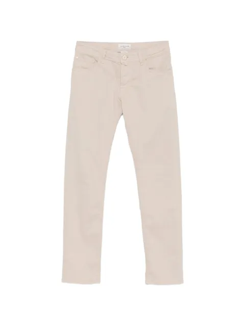 Jacob Cohën Nick logo-patch slim-fit cotton trousers