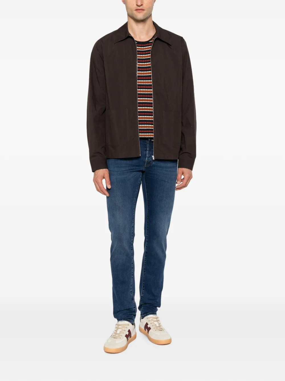 Jacob Cohën Nick jeans met logopatch Blauw