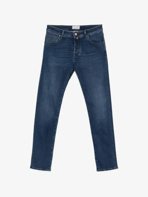 Jacob Cohën Nick Jeans mit Logo-Patch