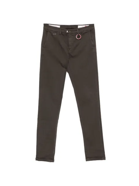 Sartoria Tramarossa Luis logo-patch straight-leg trousers