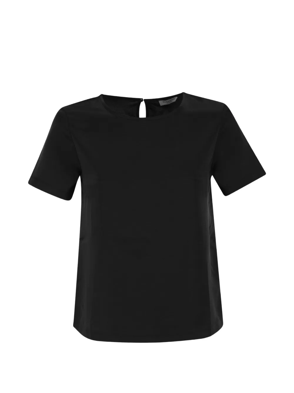 Weekend Max Mara satin jersey T-shirt - Nero