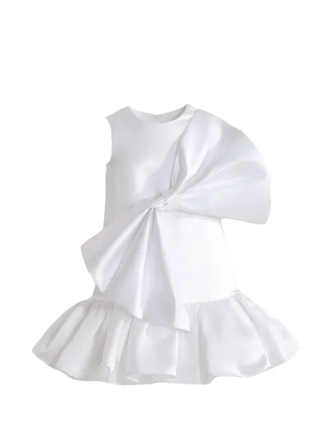 Tulleen Dahlielle bow-detail ruffled dress
