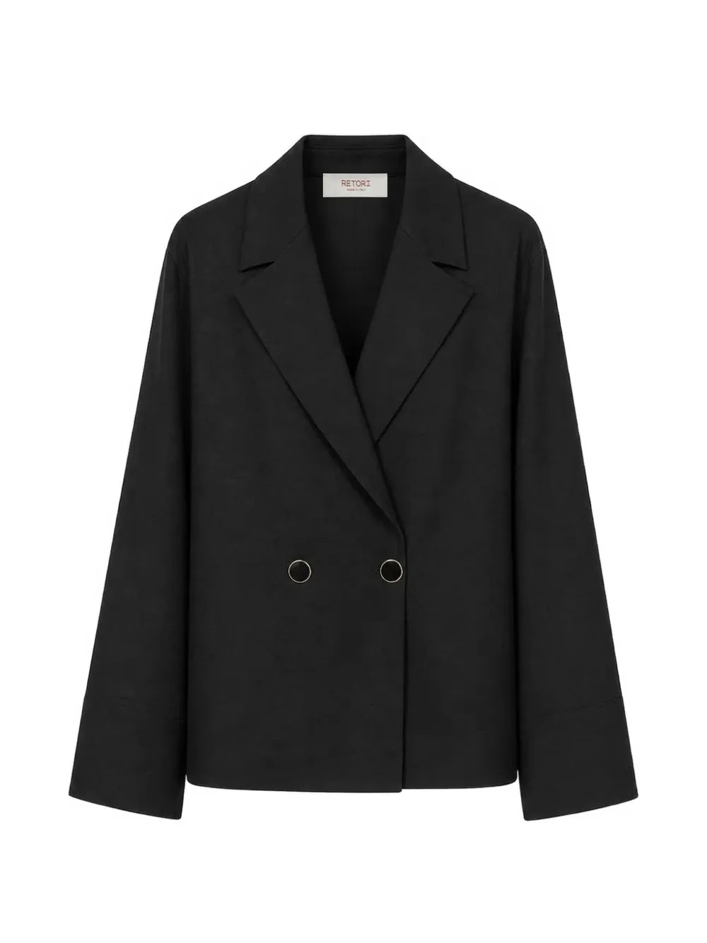 RETORI jewel-button blazer - Nero