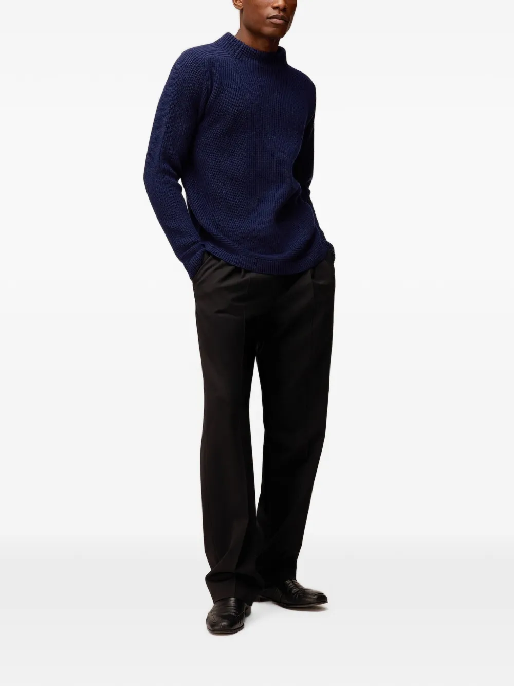 RETORI Kasjmier trui Blauw