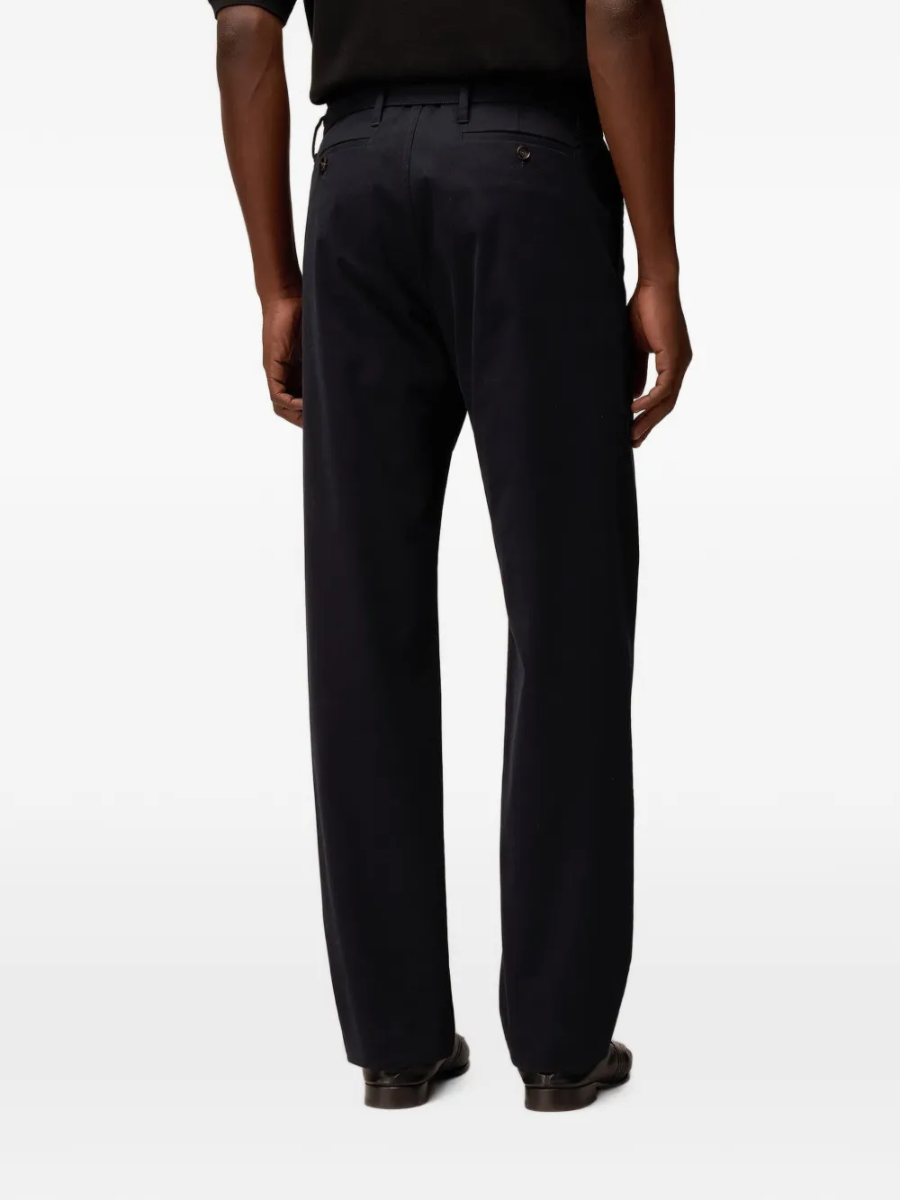 RETORI Broek met ceintuur Blauw