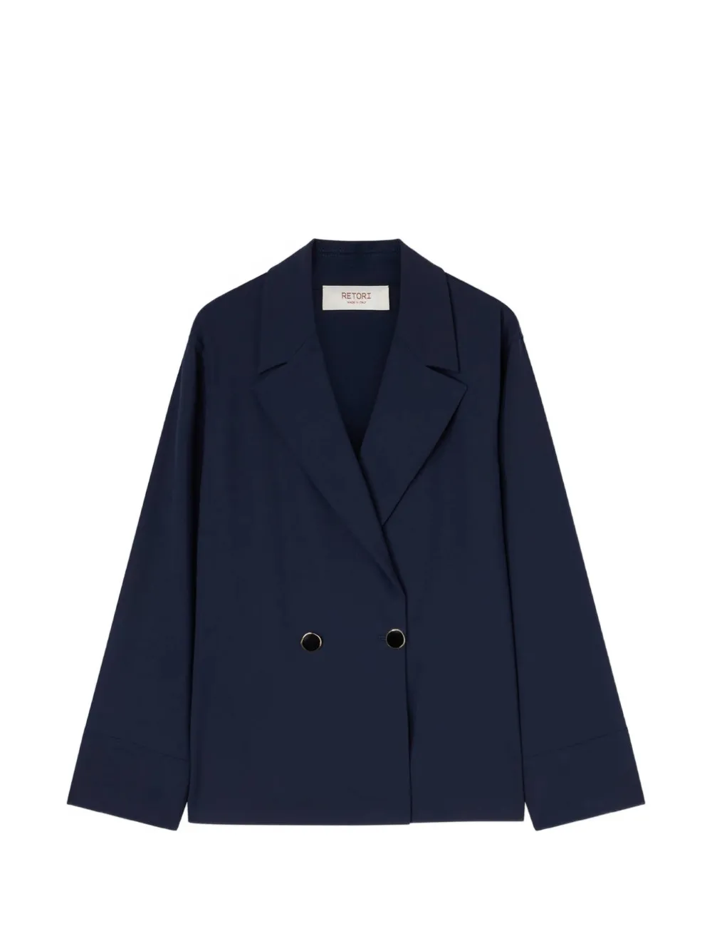 RETORI jewel-button blazer - Blu