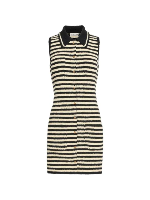 Altuzarra robe courte Mamie en maille à rayures