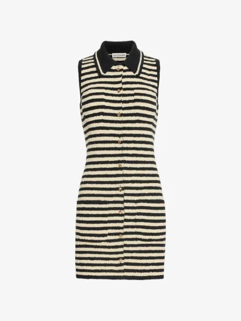 Altuzarra Mamie striped knit mini dress