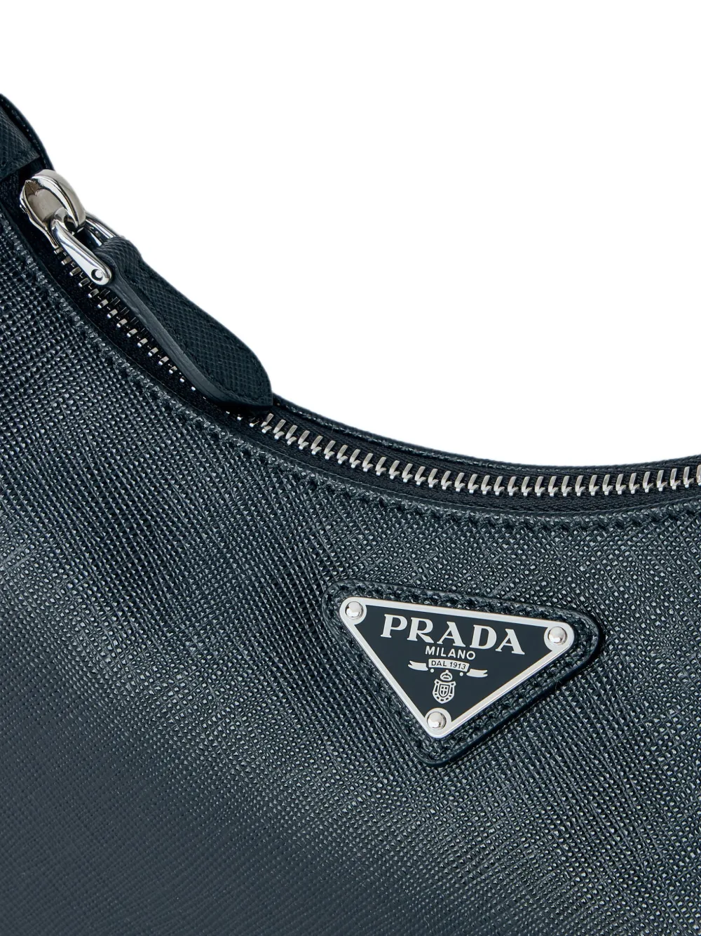 Prada Re-Edition 2005 leren schoudertas Zwart