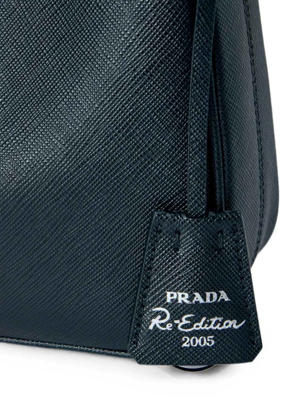 Prada Re-Edition 2005 leren schoudertas Zwart