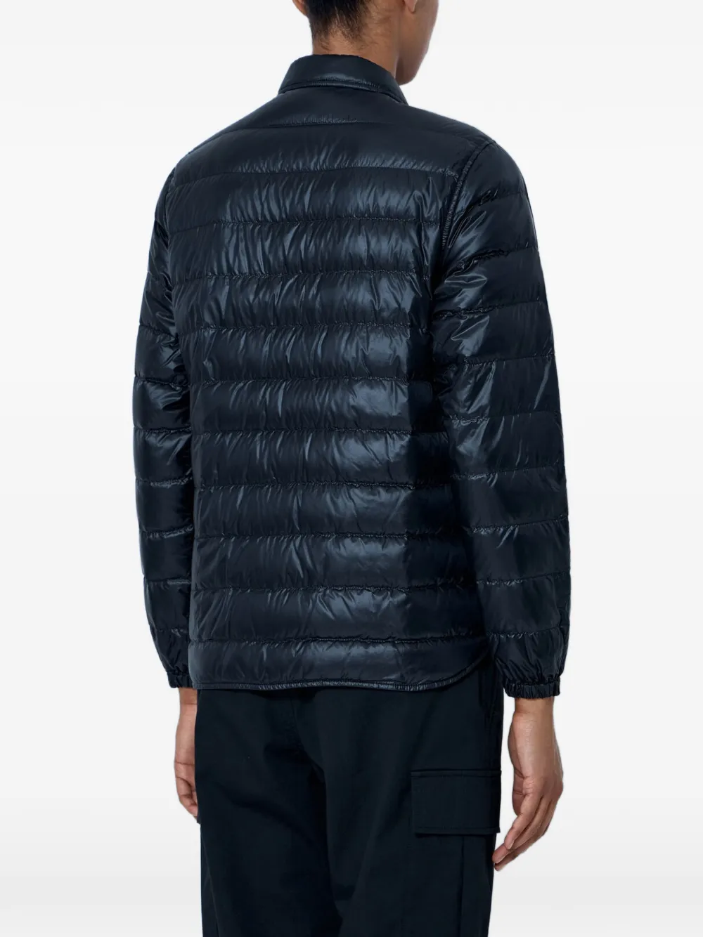 Moncler Gewatteerd jack met logopatch Zwart