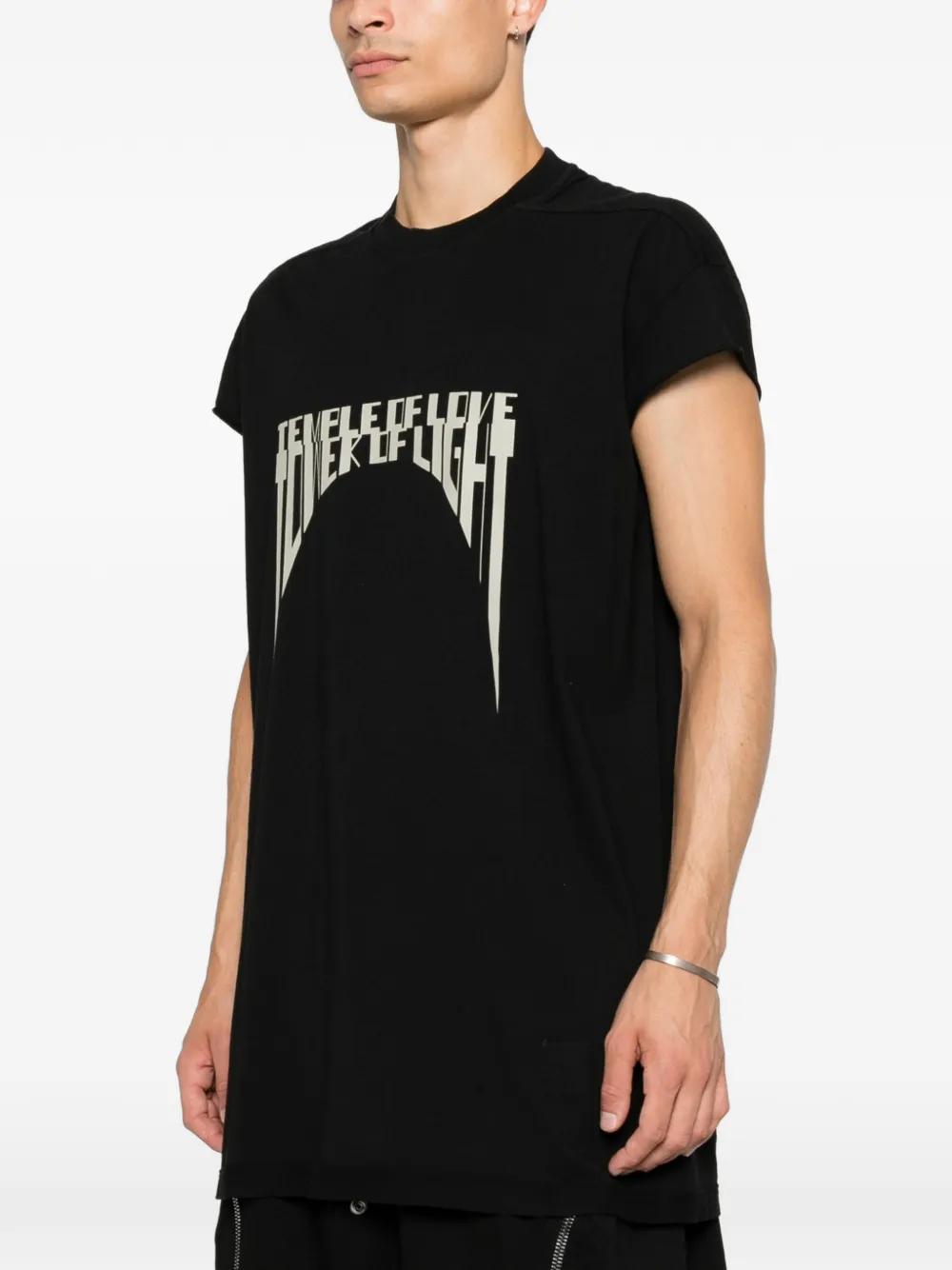 Rick Owens DRKSHDW T-shirt met print Zwart