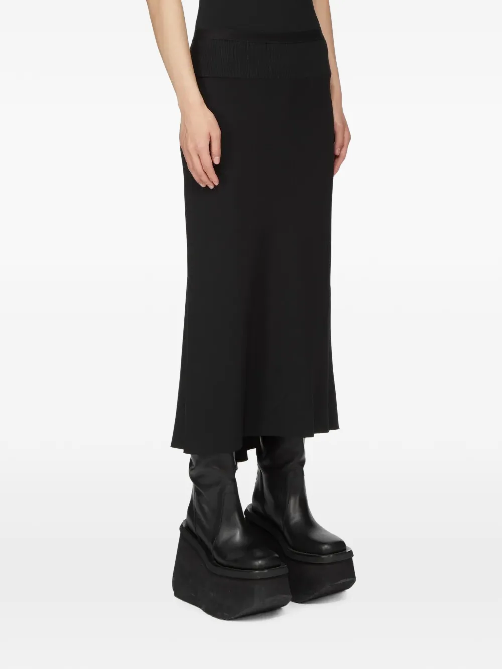 Rick Owens Bias A-lijnrok Zwart