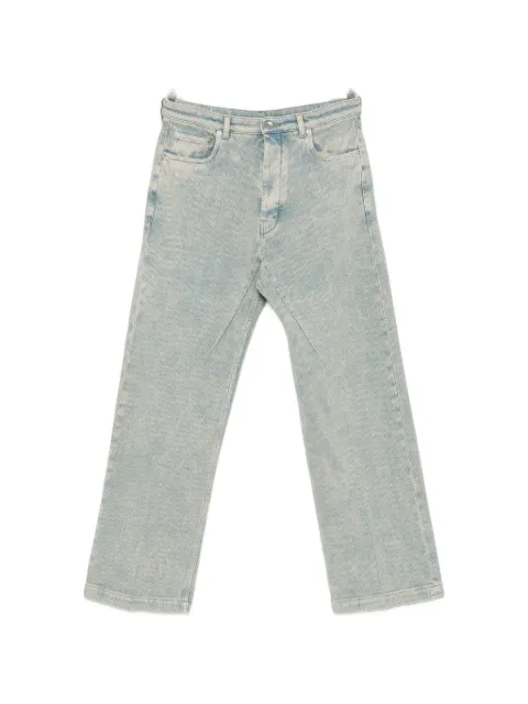 Rick Owens honeycomb-textured jeans