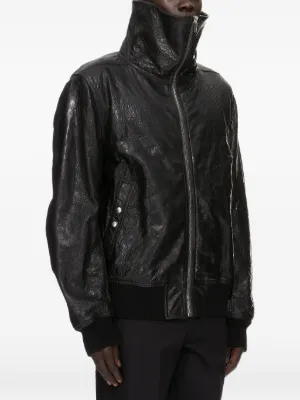 Rick Owens（リックオウエンス） レザージャケット - FARFETCH