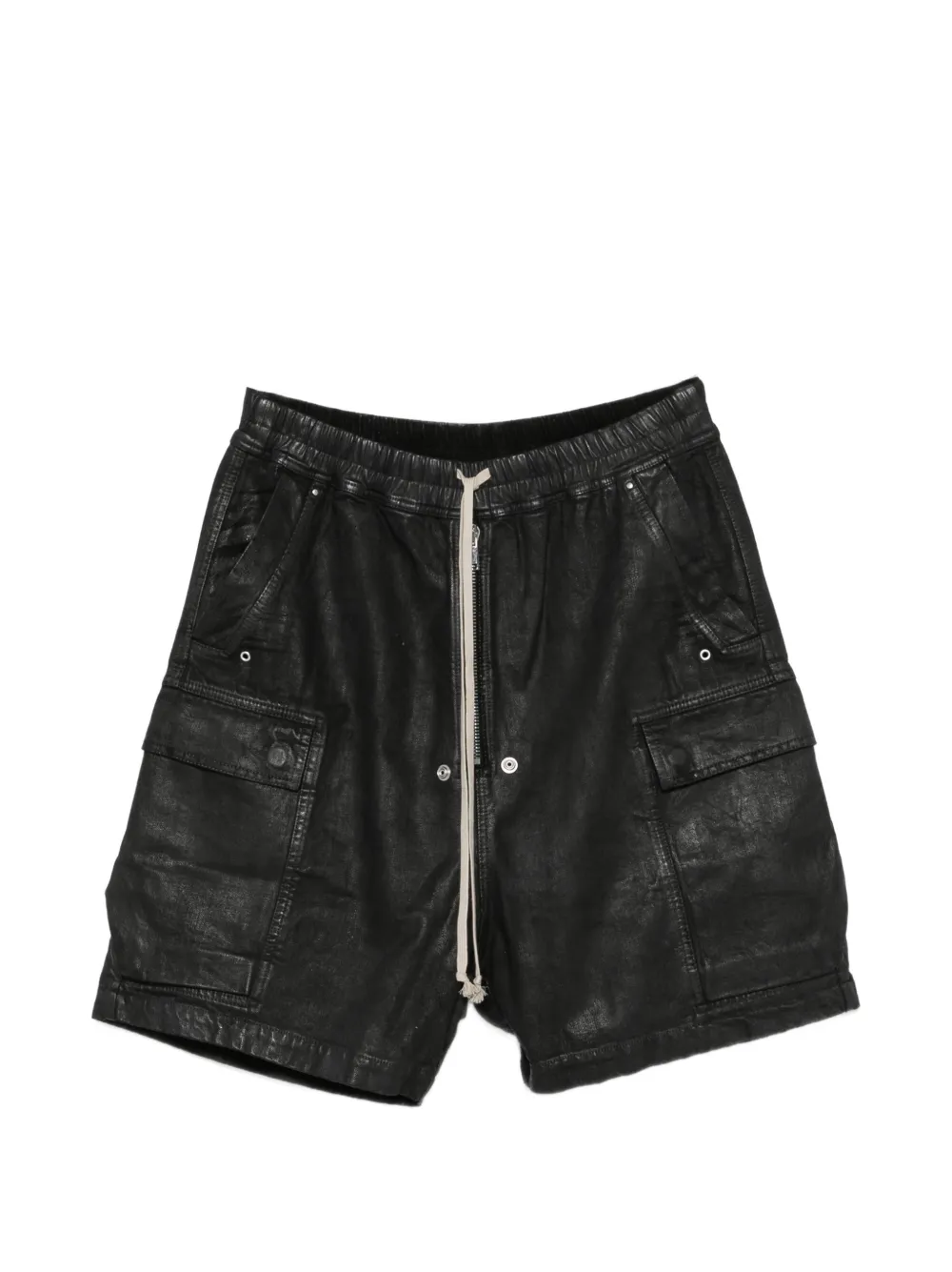 Rick Owens DRKSHDW Cargobela drawstring cargo shorts - Nero