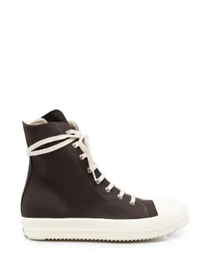 Rick Owens DRKSHDW Geobasket Sneakers | Grey | FARFETCH