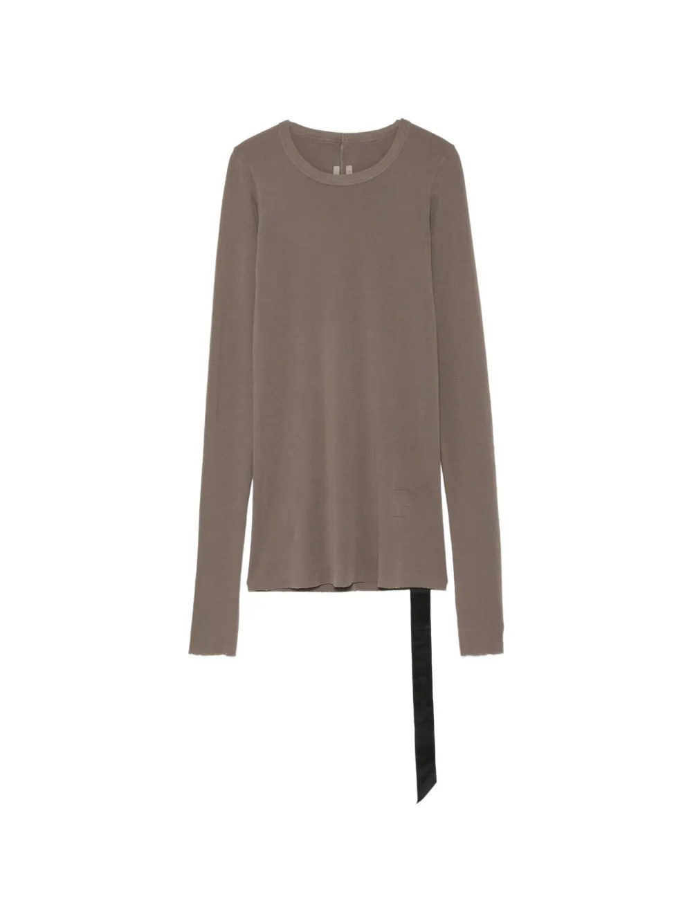 Rick Owens DRKSHDW long-sleeve ribbed T-shirt - Marrone