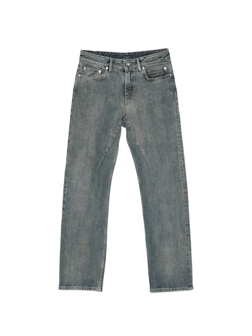 Rick Owens DRKSHDW faded-effect jeans - Blu