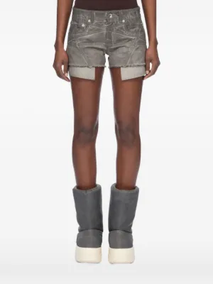 Ann Demeulemeester Ante レーストリム ショートパンツ | ブラック