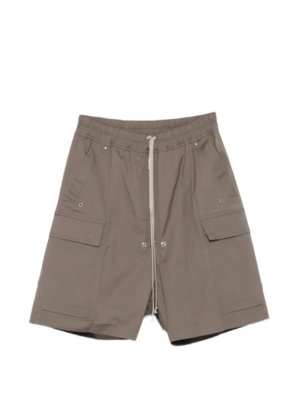 Rick Owens Cargobela drawstring-waist cargo shorts - Grigio