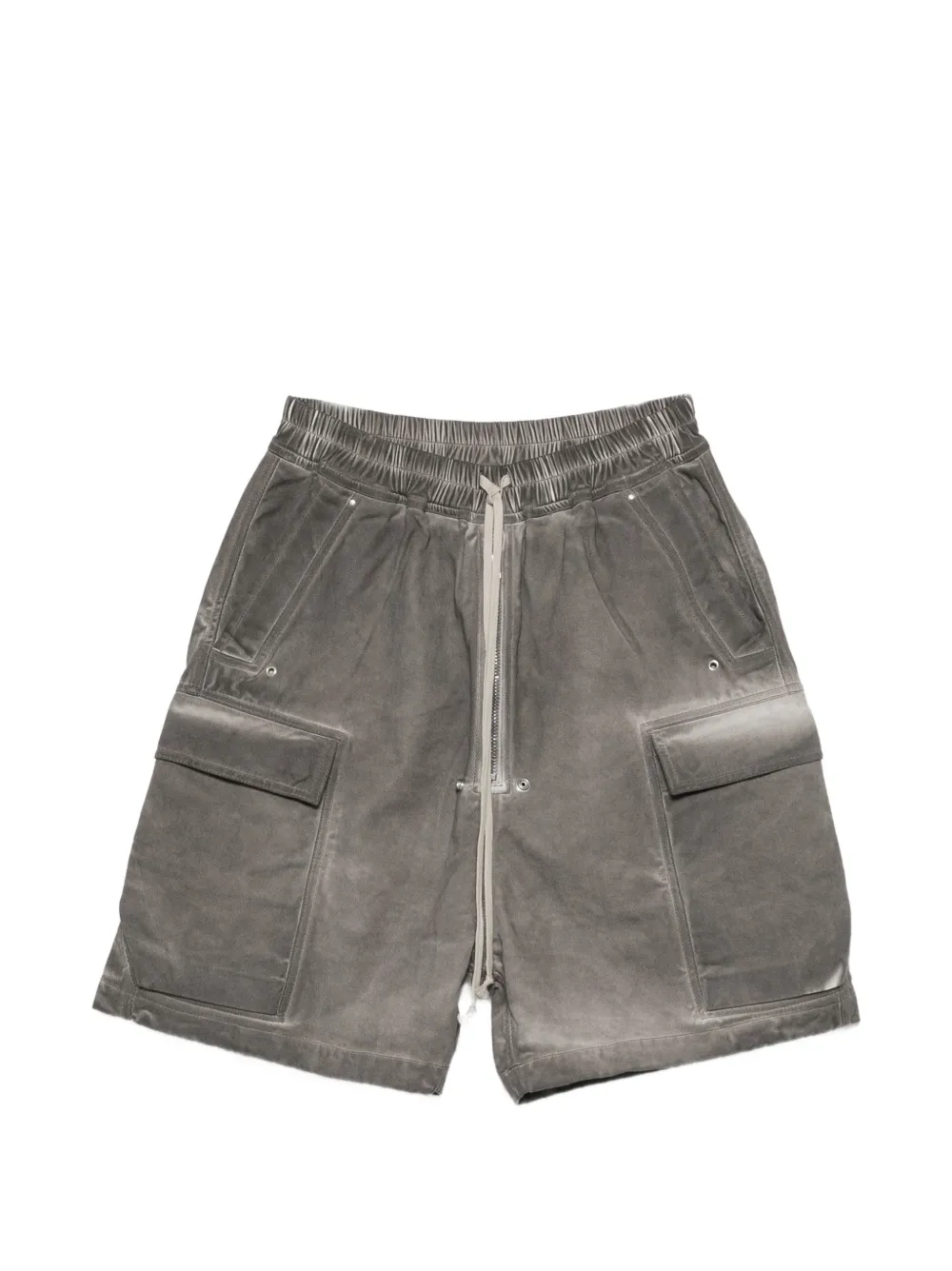 Rick Owens DRKSHDW Cargobela drawstring cargo shorts - Grigio