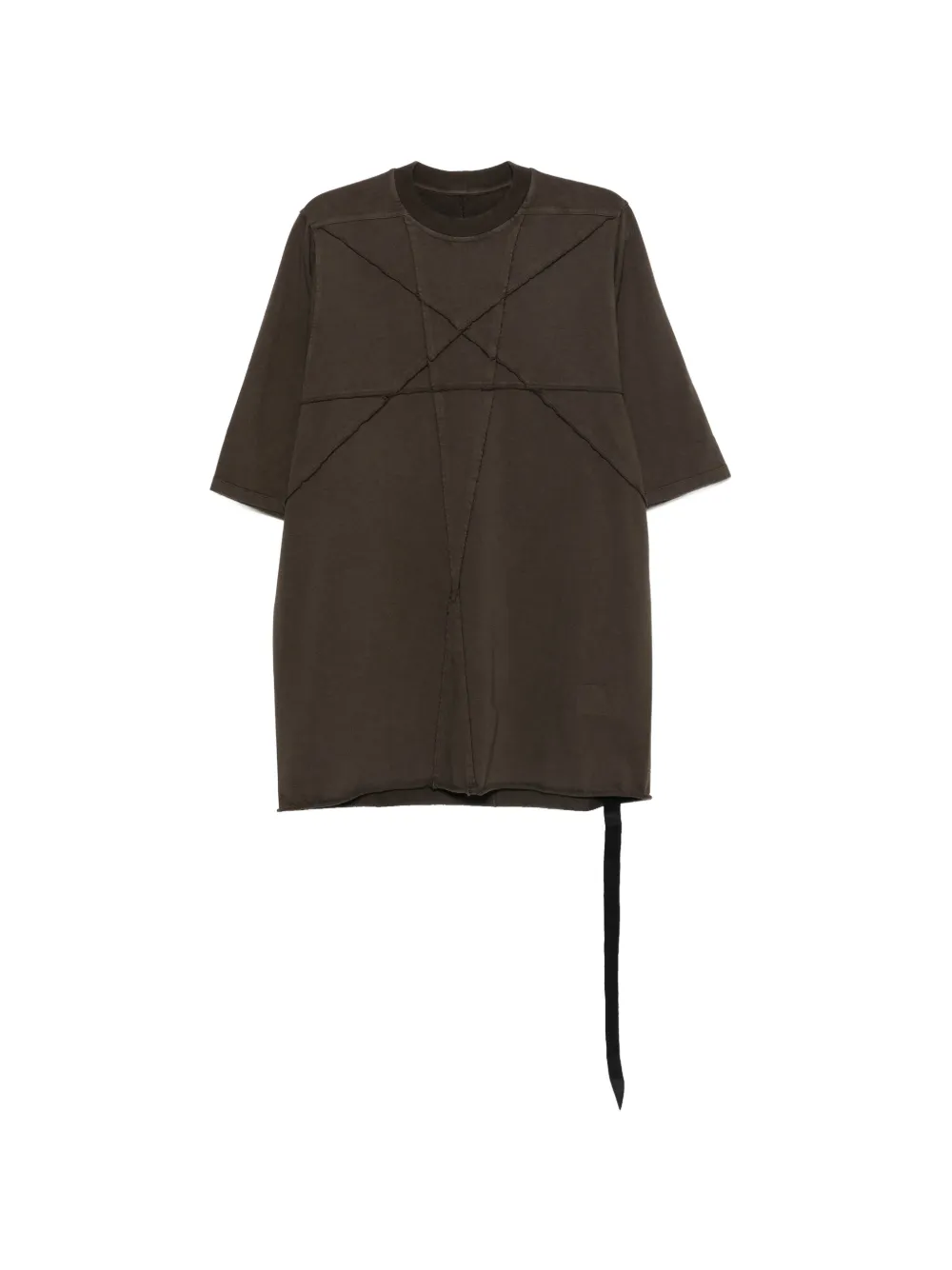 Rick Owens DRKSHDW pentagram-stitch T-shirt Bruin
