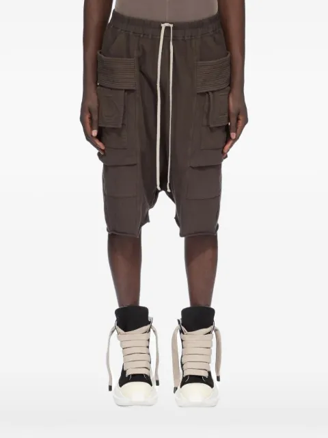 Rick Owens DRKSHDW Creatch Cargo Pods multi-pocket cargo shorts