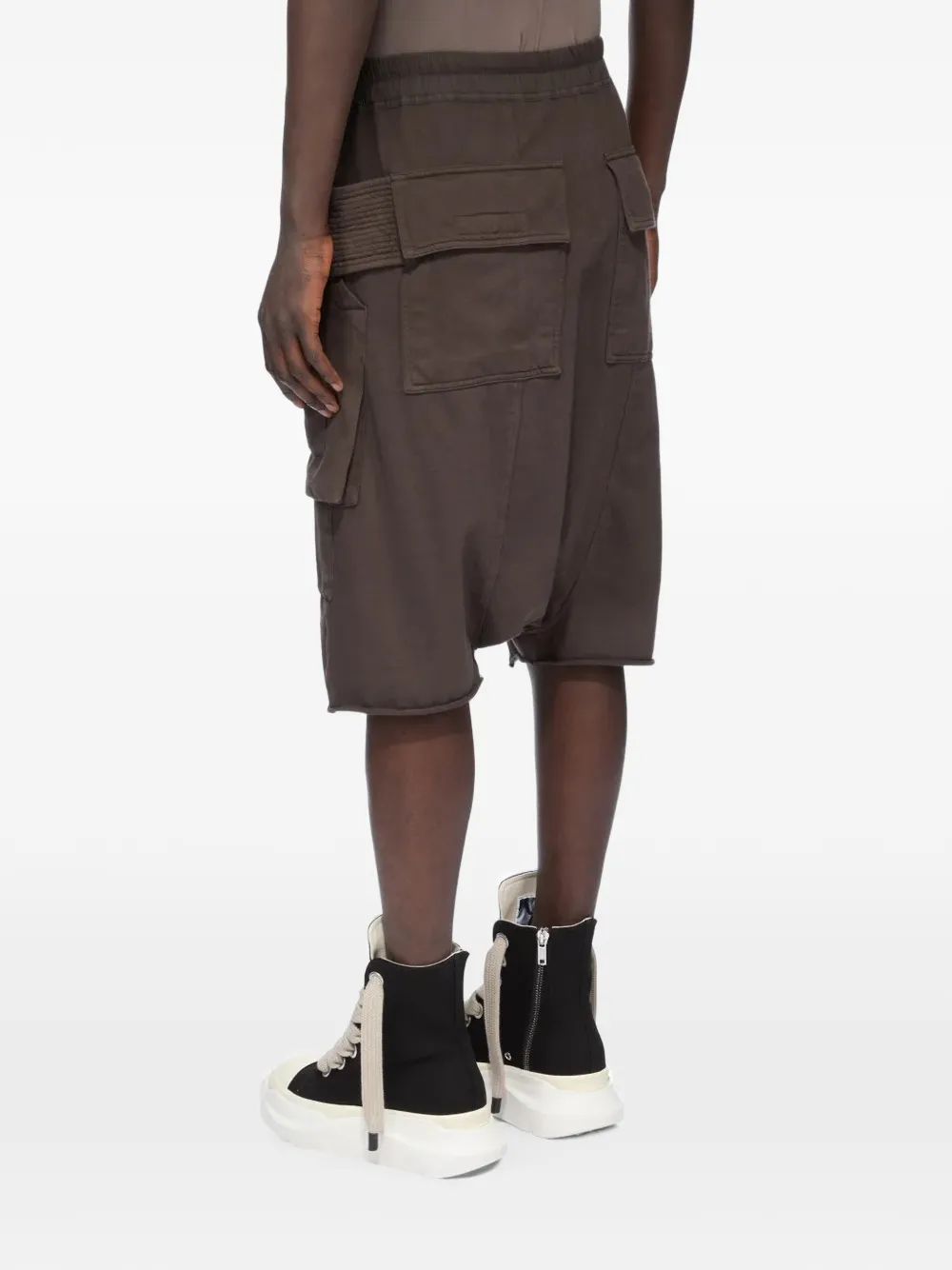 Rick Owens DRKSHDW Creatch Cargo Pods cargo shorts met meerdere zakken Bruin