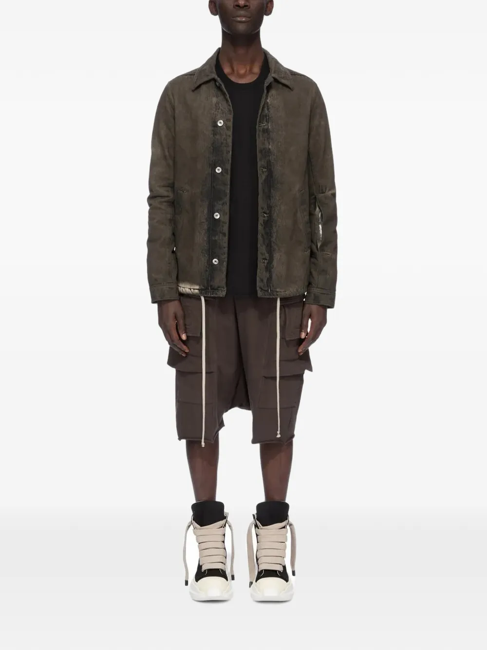 Rick Owens DRKSHDW Creatch Cargo Pods cargo shorts met meerdere zakken Bruin