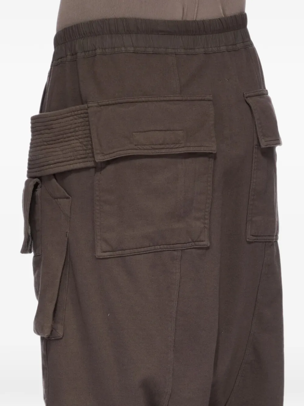 Rick Owens DRKSHDW Creatch Cargo Pods cargo shorts met meerdere zakken Bruin