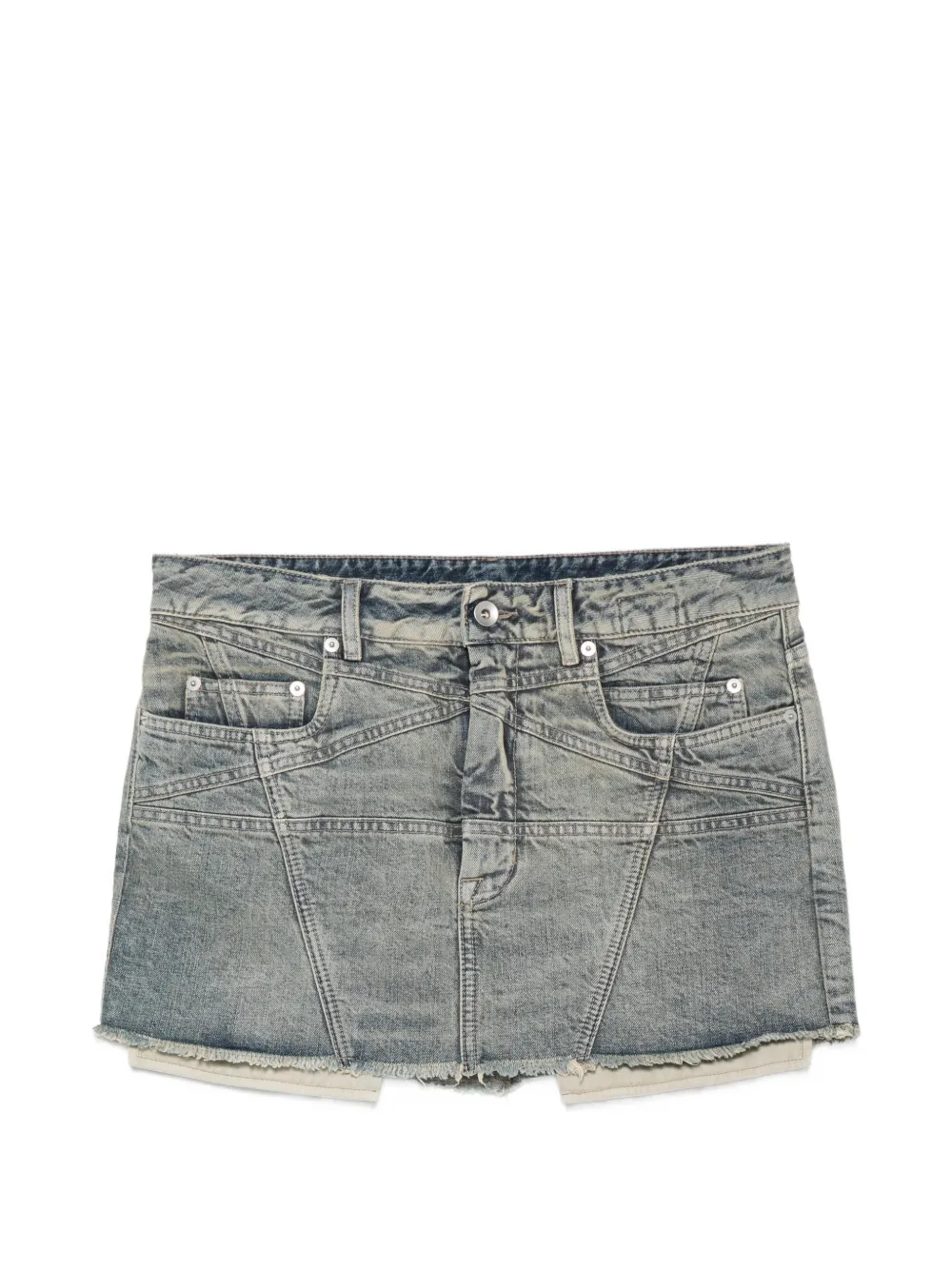Rick Owens DRKSHDW Gonna in denim - Blu