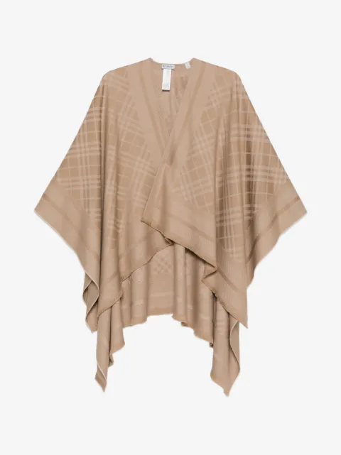 Burberry capa con cuadros estampados