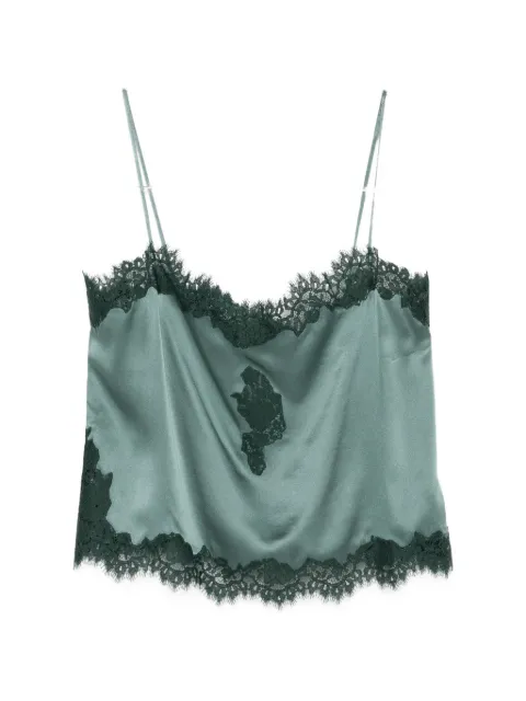 DÔEN Avelaine lace-trimmed top