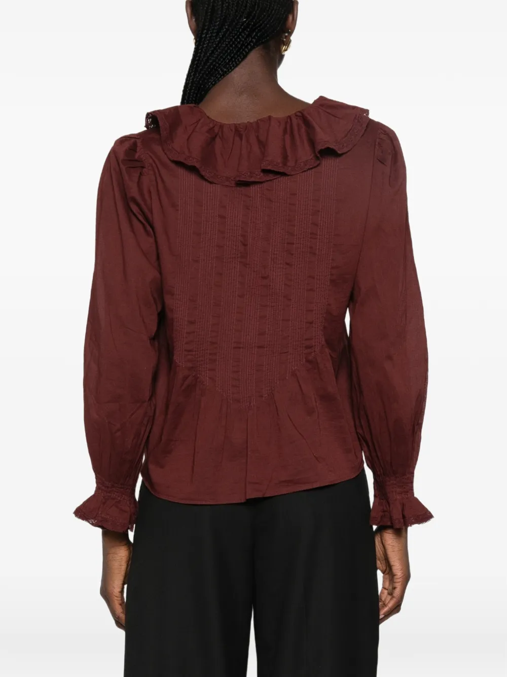 DÔEN Hardy Blouse in Red, view 4