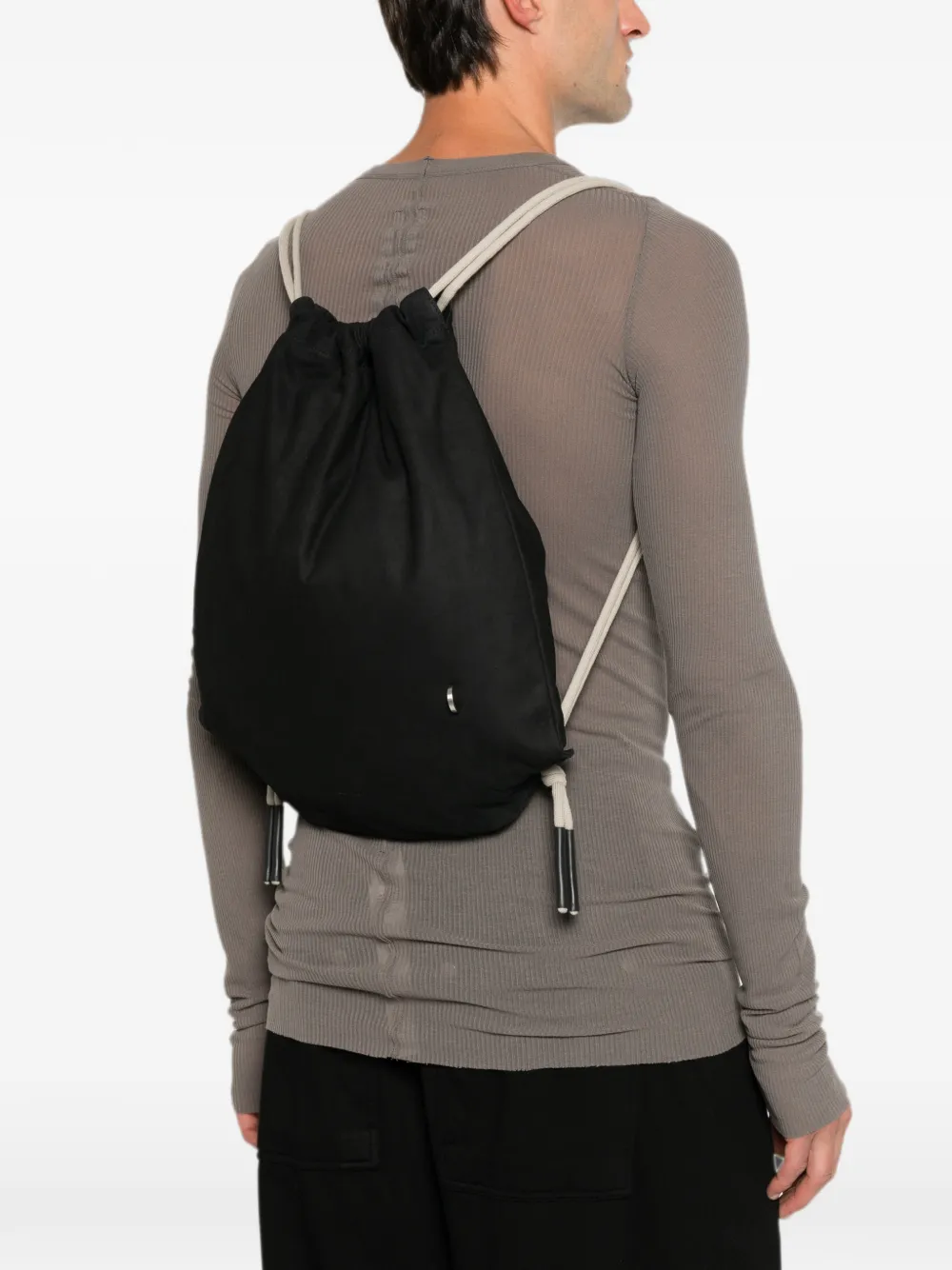 Rick Owens Rugzak met trekkoord Zwart