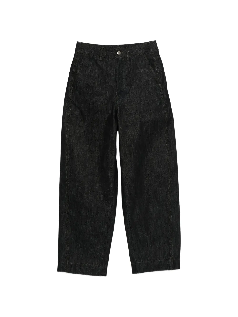 Soeur Gabin wide-leg trousers in denim - Blu