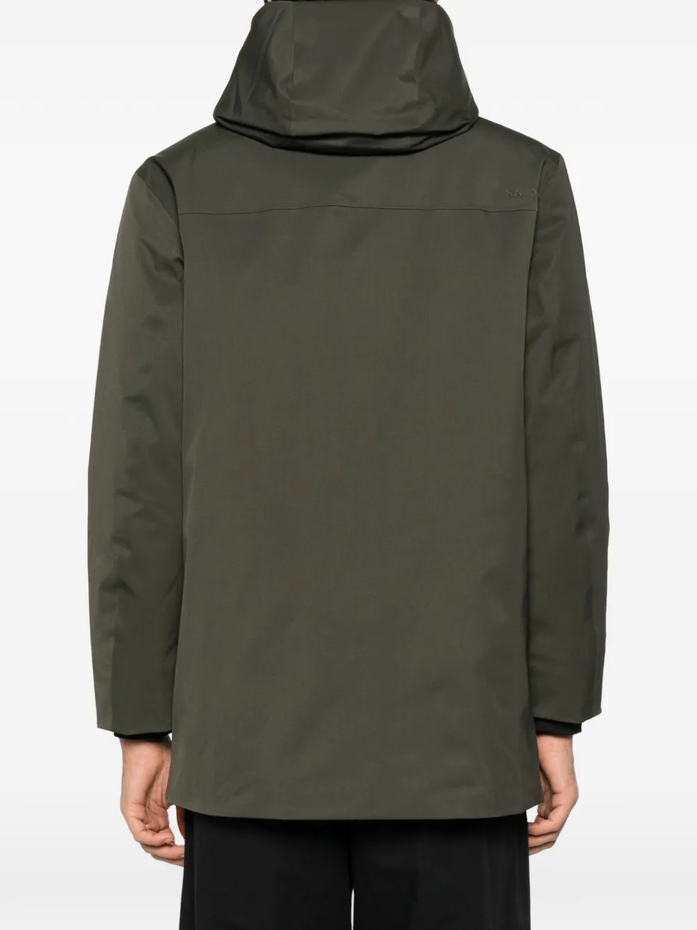 NN07 Blake hood zip-up jacket Groen