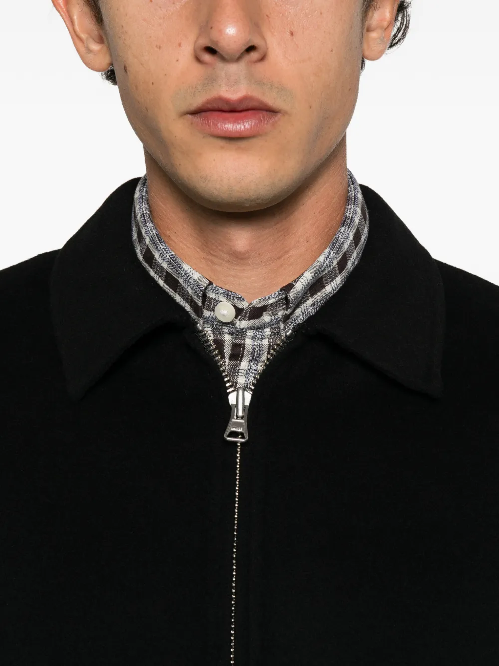 NN07 Arlo regular-fit zip jacket Zwart