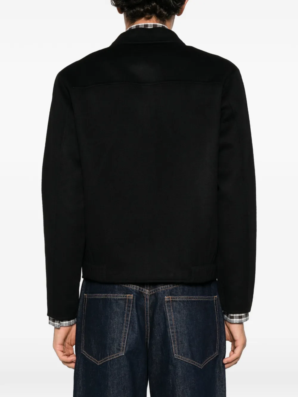 NN07 Arlo regular-fit zip jacket Zwart