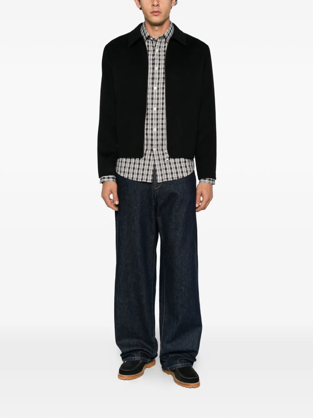 NN07 Arlo regular-fit zip jacket Zwart