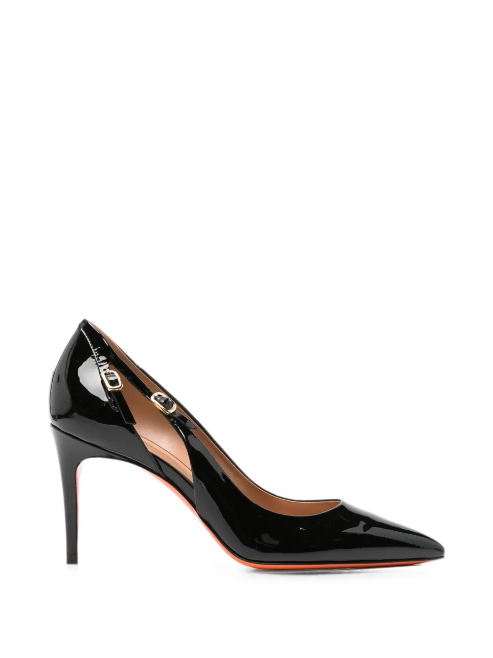 Santoni Audrey leather pumps Zwart