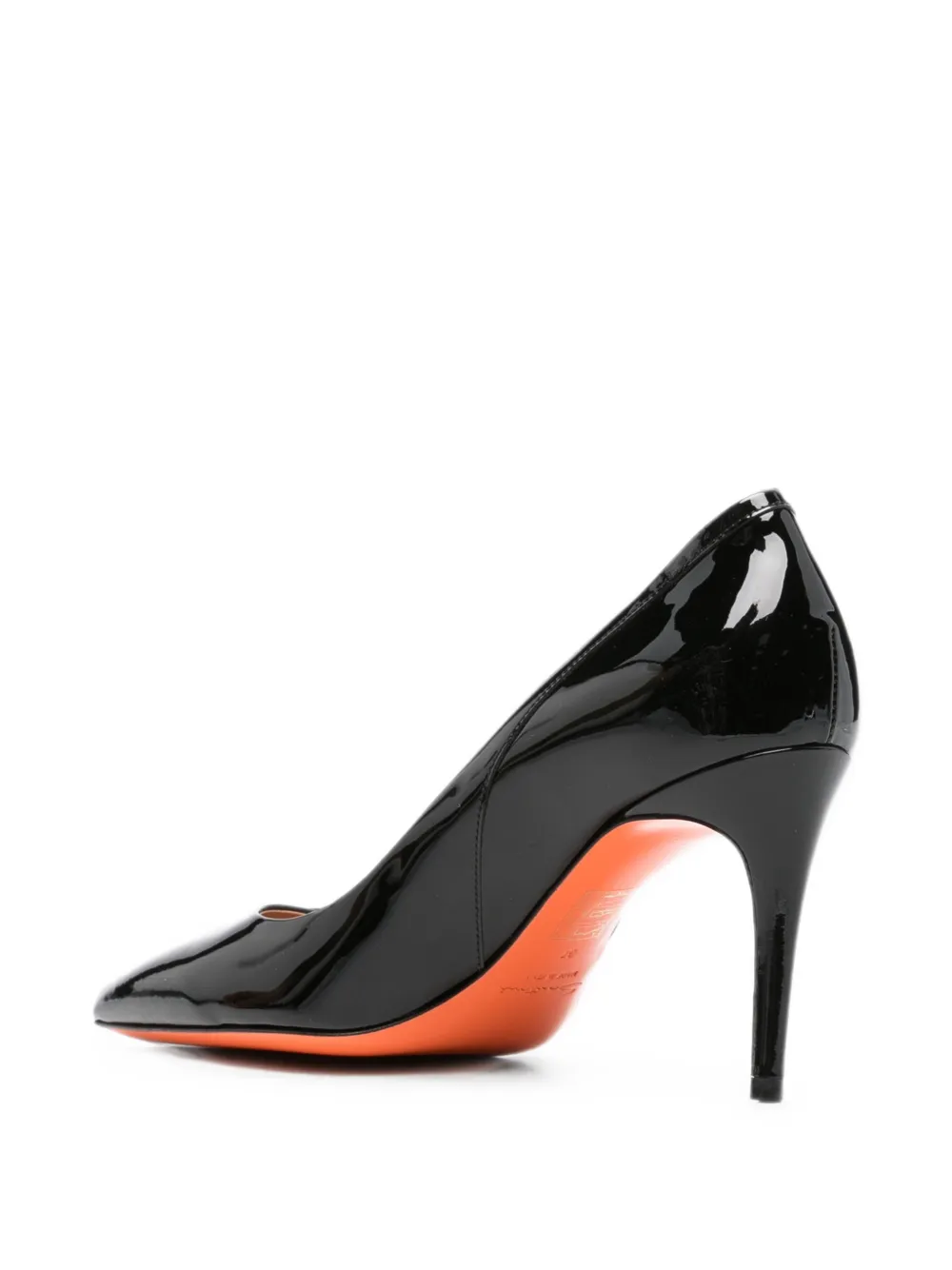 Santoni Audrey leather pumps Zwart