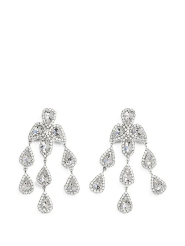 Magda Butrym Crystal-embellished Chandelier Earrings in Silver