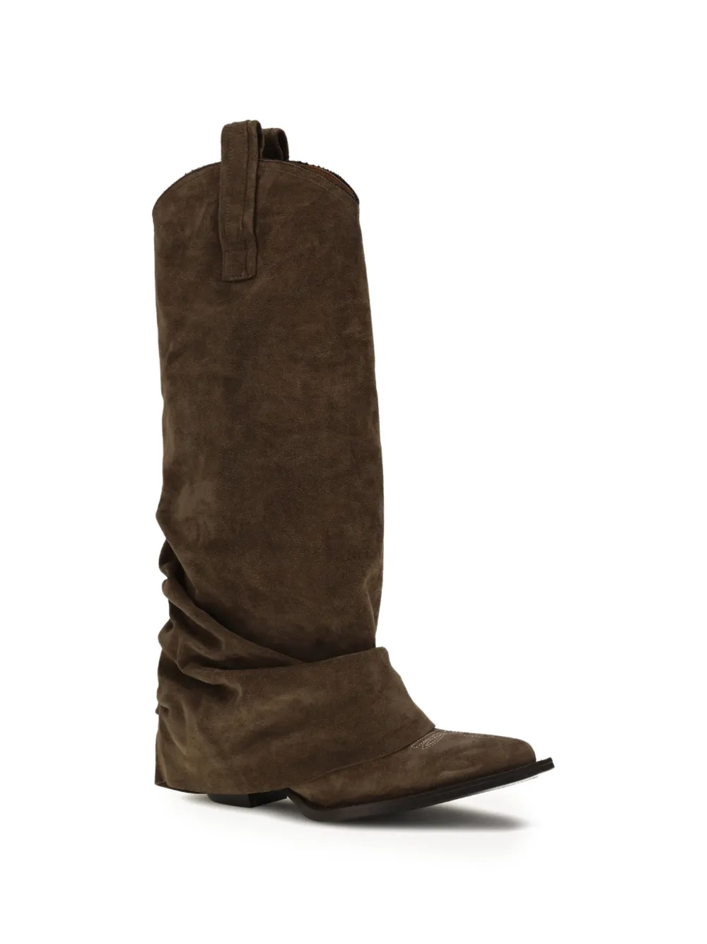R13 Laarzen met Western-stijl Bruin