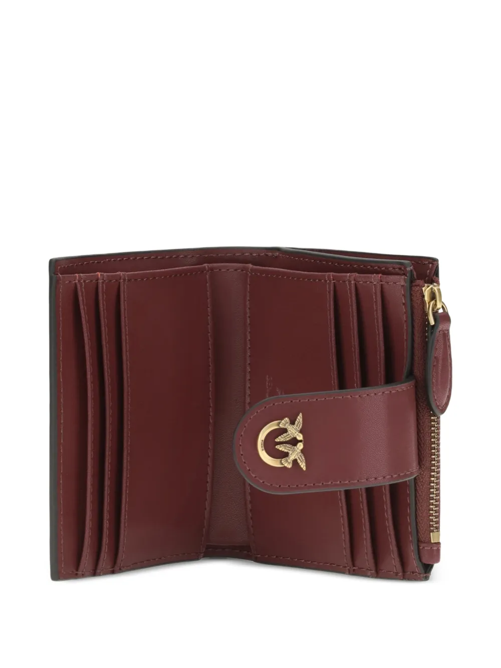PINKO Leren portemonnee Rood