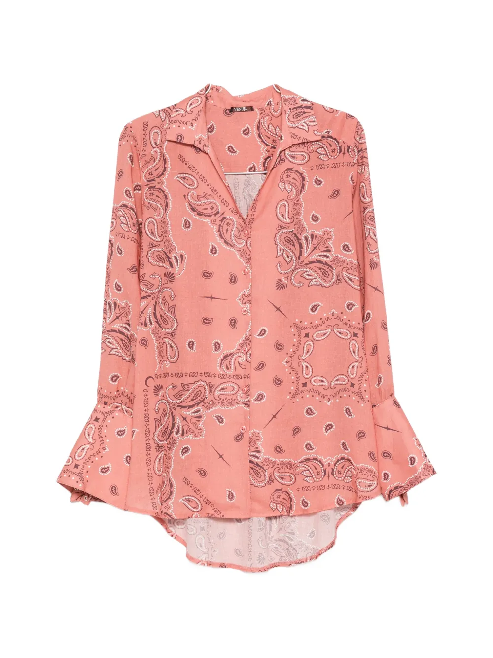 VENUJA paisley-print shirt - Orange