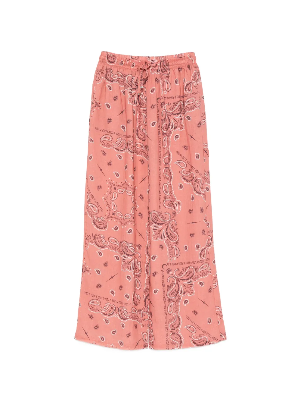 VENUJA paisley-print drawstring trousers