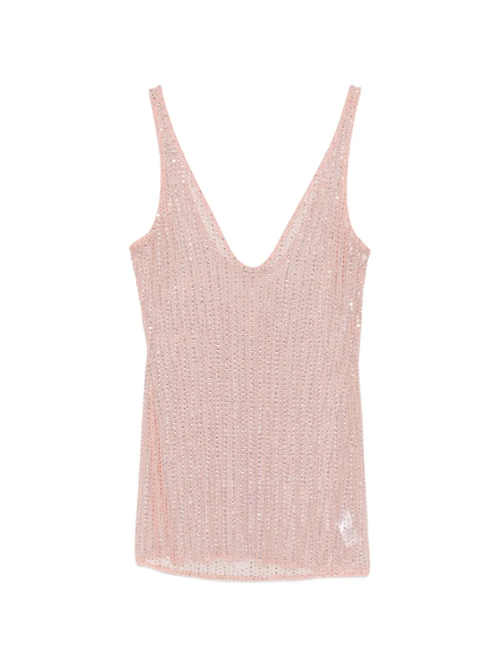 VENUJA crystal-embellished sleeveless mini dress - Rosa