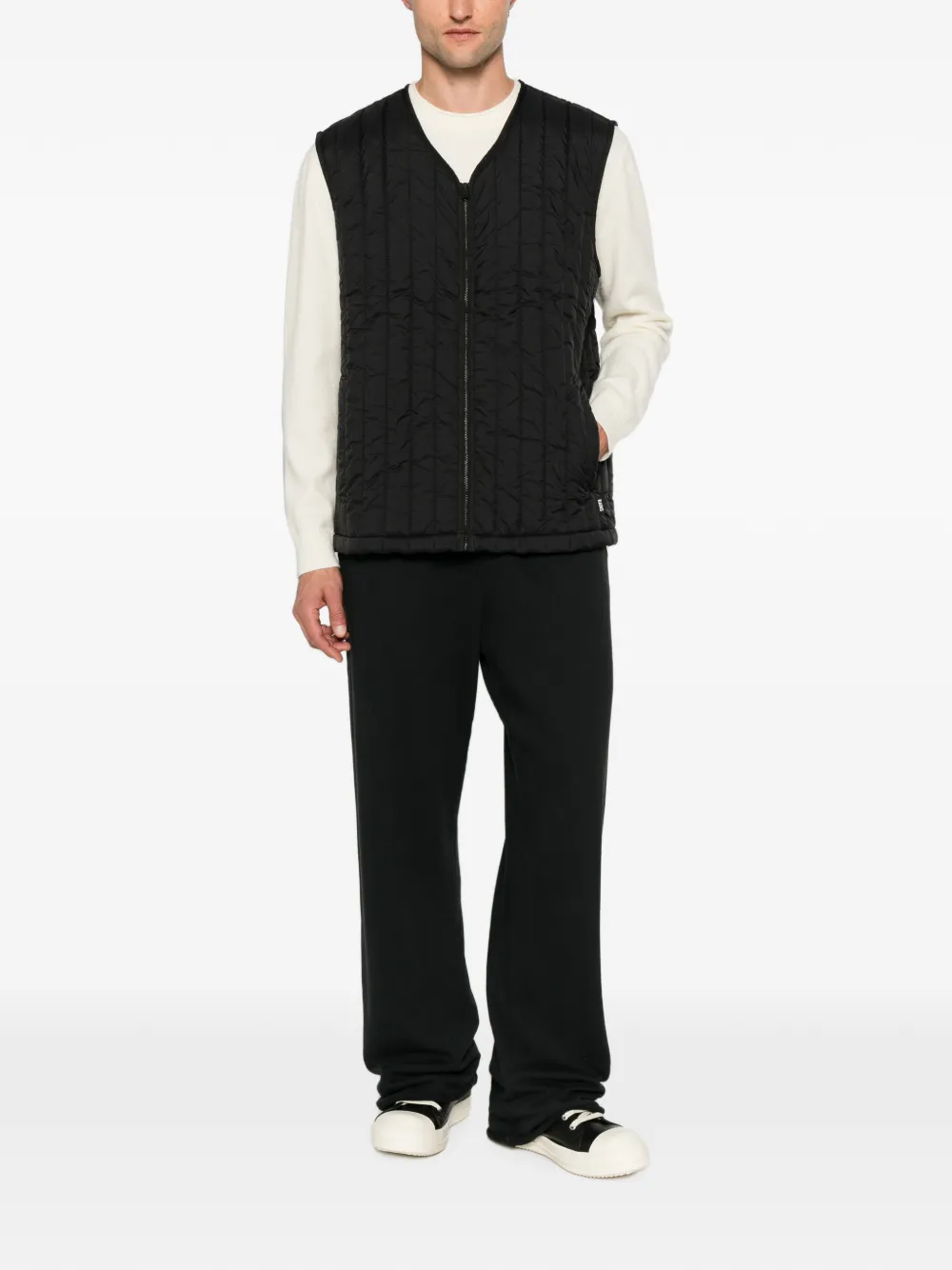 Rains Banja Liner gewatteerde bodywarmer Zwart